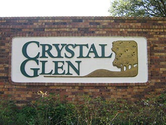 Crystal Glen Sign