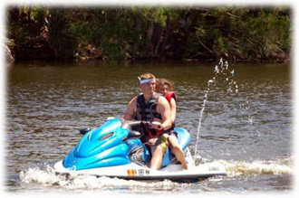 Jet ski on Lake Tsala Apopka
