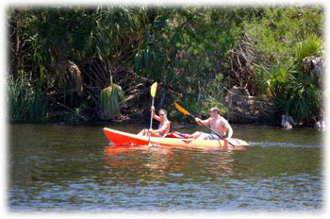 paddleing on the Withlacoochee River
